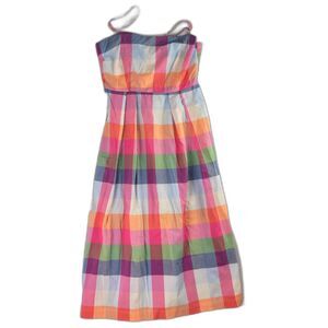 Kate Spade Plaid Midi Dress New With Tags , no belt, Women's Size Small